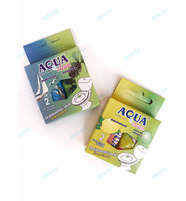Запасний блок для корзинки 2 штуки в упаковці "AQUA clean"